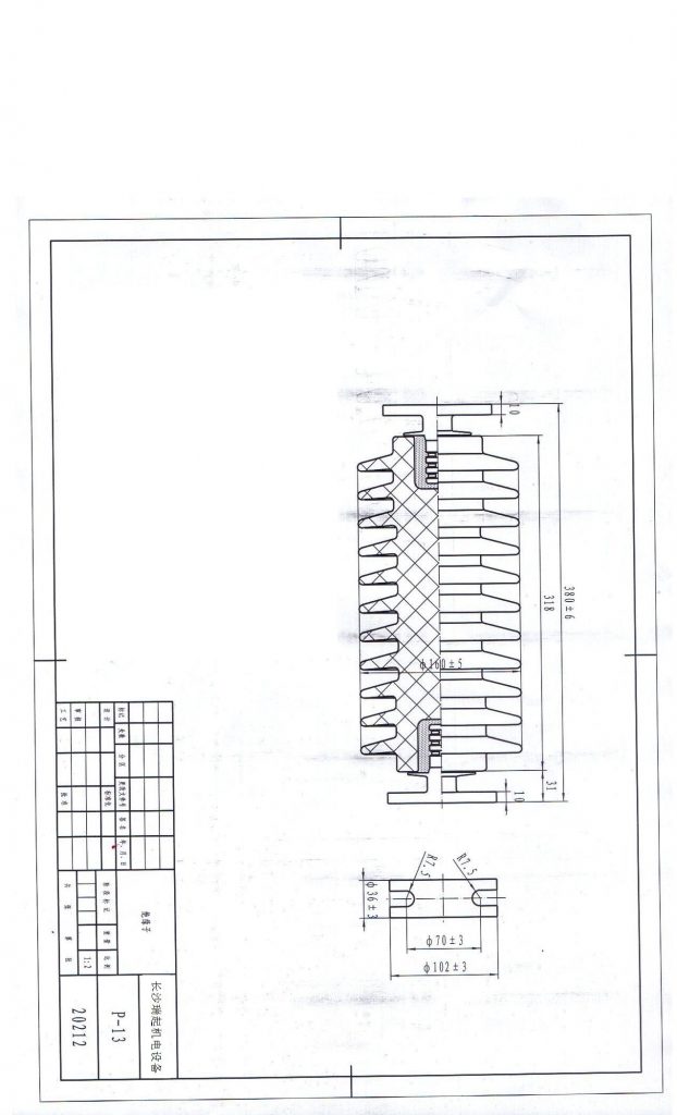 post porcelain insulator