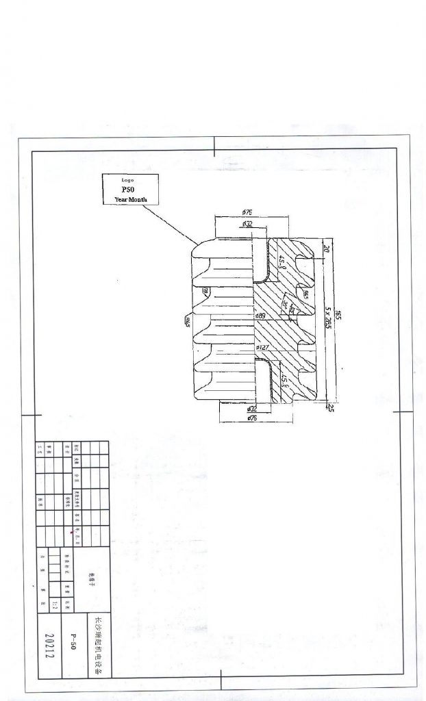 post porcelain insulator