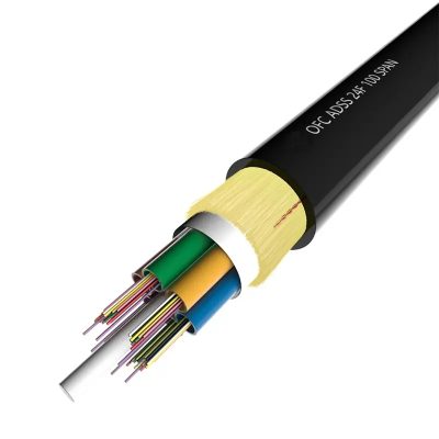 Single Jacket All-Dielectric Self-Supporting ADSS Optical Fiber Cable Manufacturer