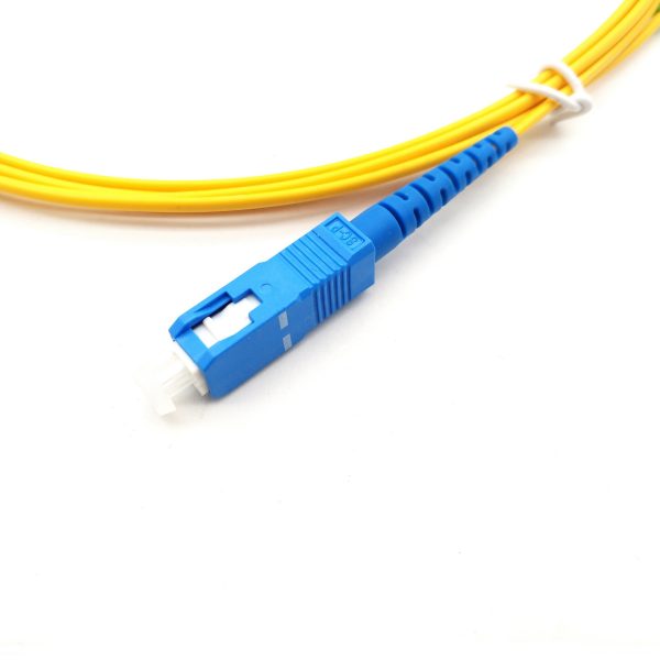 SM PVC Simplex SC-SC Fiber Patch Cord With SC/UPC Fiber Optic Connector - Image 2