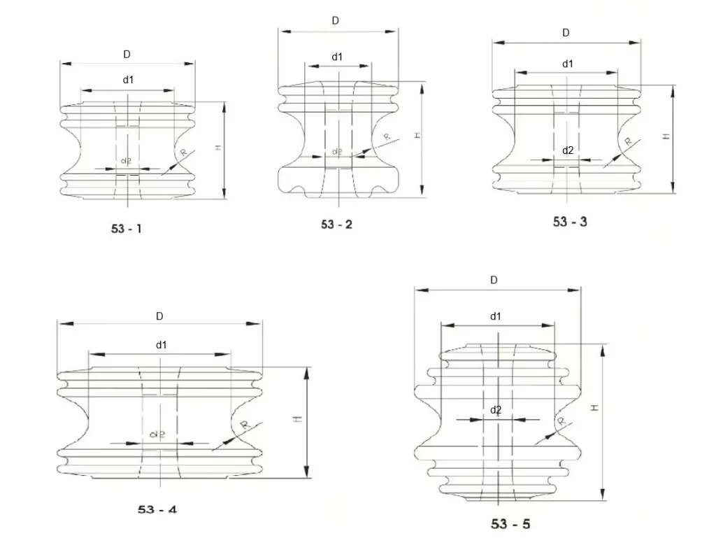 53-1 insulator drawing