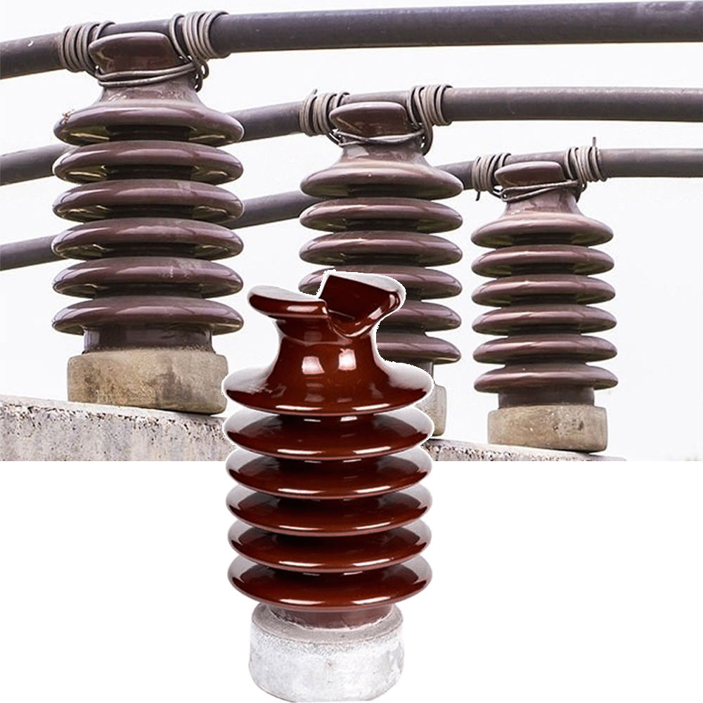 high voltage post porcelain insulator for power distribution line