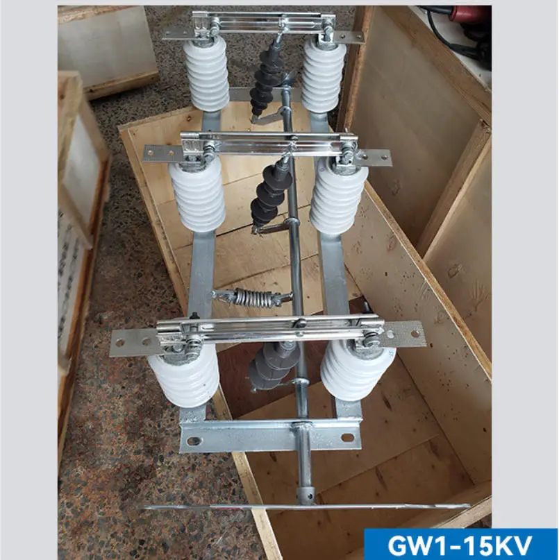 GW1-10 Series 10kV Outdoor High-Voltage Isolating Switch with Porcelain Insulators