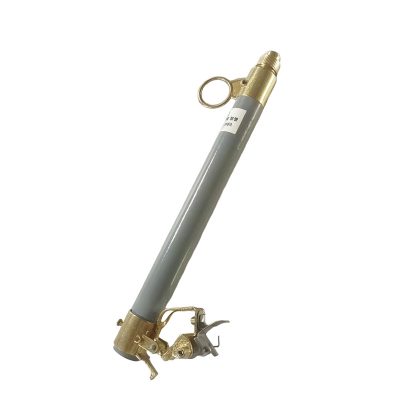 fuse holder assembly for distribution cutout with UV-resistant fiberglass tube and conductive bronze hardware